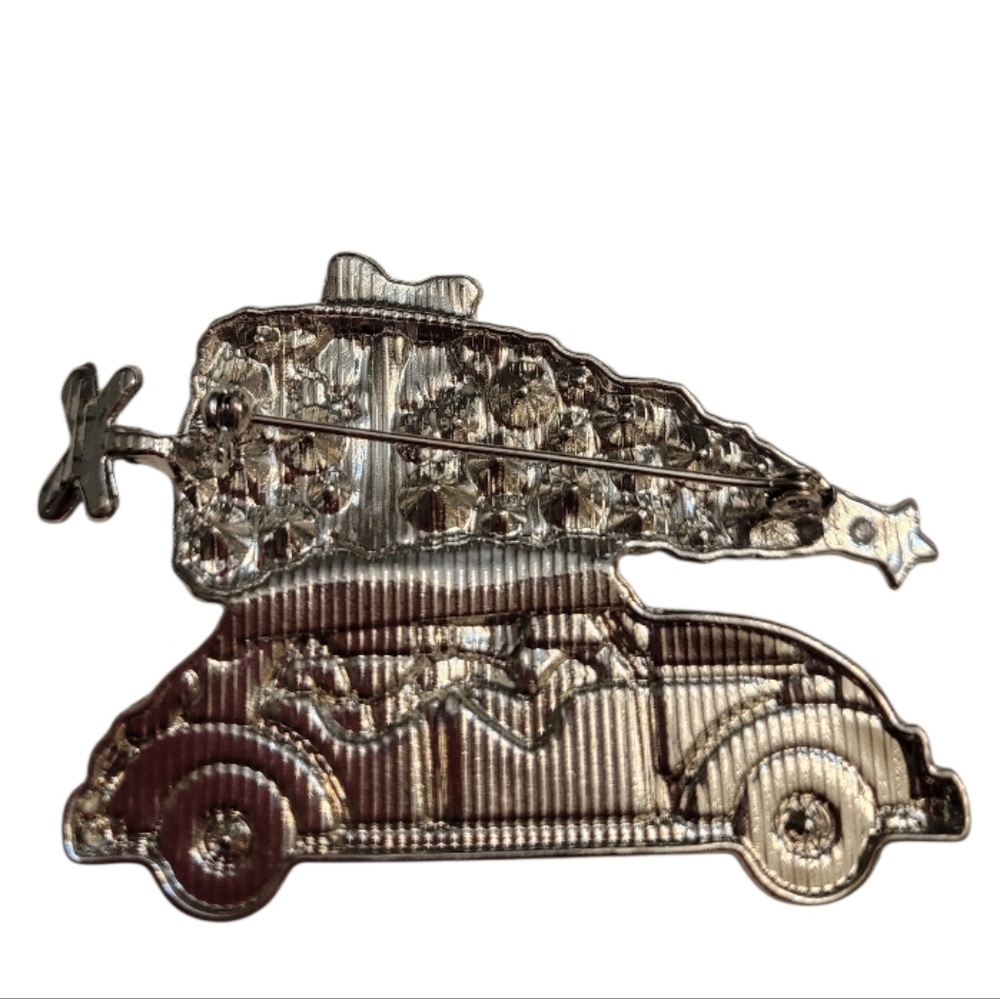 Vintage Whimsical Cat Driving a Car with a Xmas tree🎄 - Picture 5 of 6